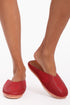 Embroidered bulga in genuine leather